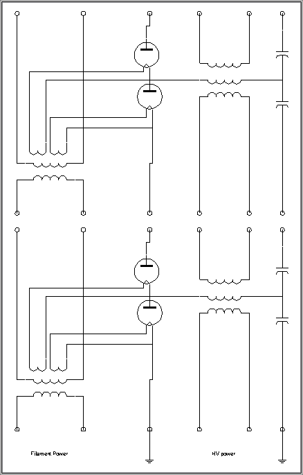 Schematic of NBS 1400 kV generator